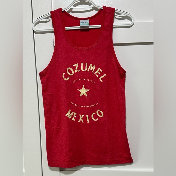 Pink Cozumel Mexico Tank Top - Picture 1 of 3